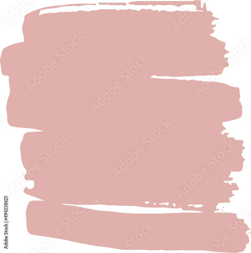 Abstract Pink Paint Brush