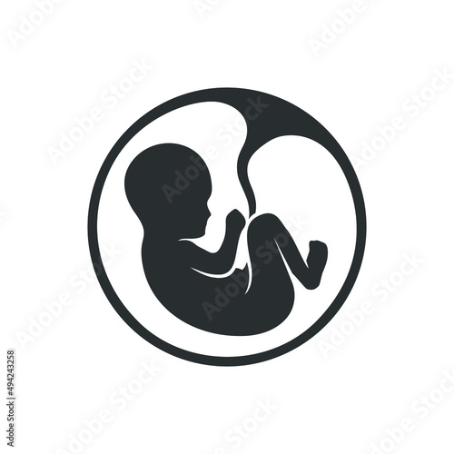 Fetus icon vector images