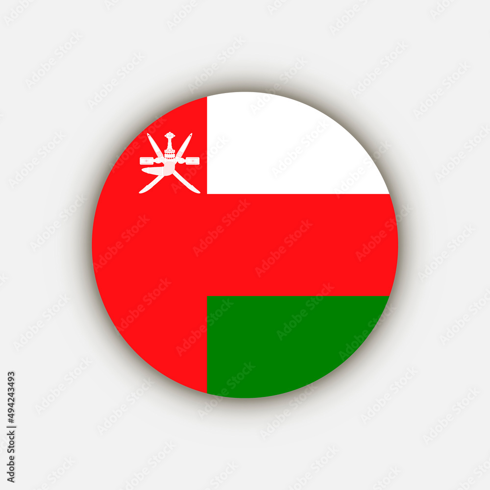 Country Oman. Oman flag. Vector illustration. Country Oman. Oman flag. Vector illustration.