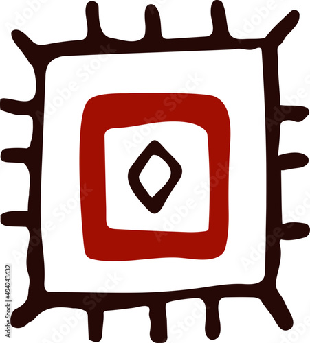 Abstract Ethnic Decorative Element