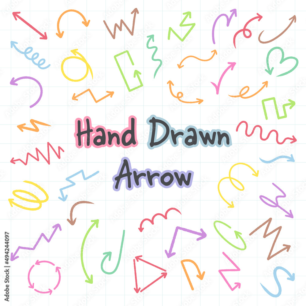 hand drawn arrow collection set hand drawn arrow collection set
