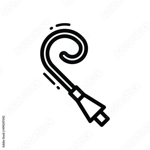 Party blower linear icon, Vector.