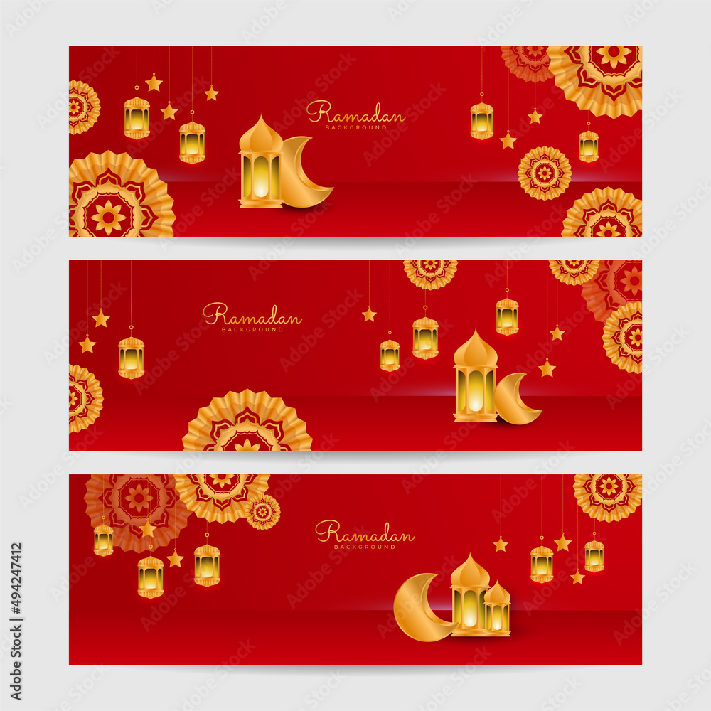 Ramadan kareem islamic banner background design. Vector illustration Ramadan kareem islamic banner background design. Vector illustration