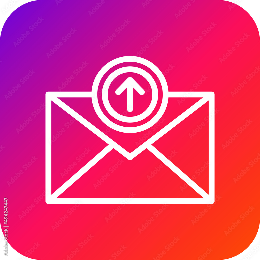 Send mail Vector Icon Design Illustration Send mail Vector Icon Design Illustration