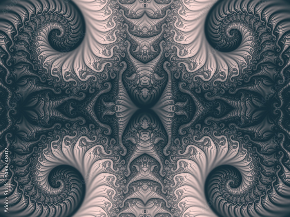Beautiful color seamless background of fractals.