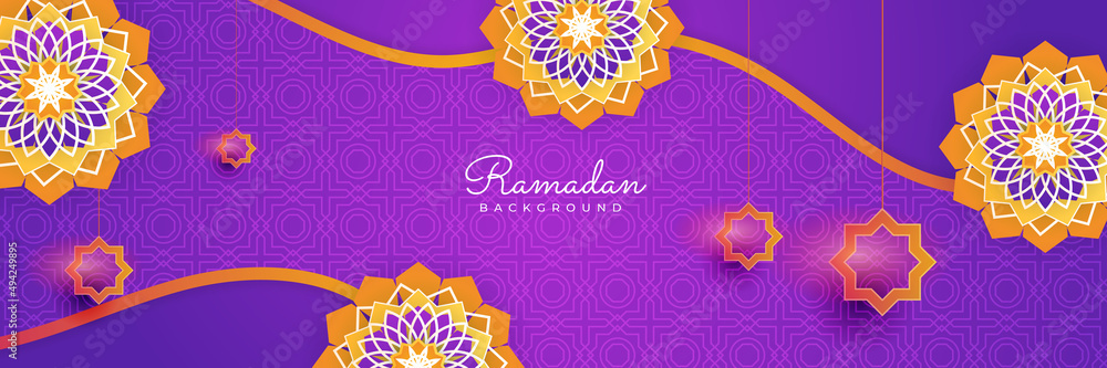 Stylish golden mosque design islamic banner background Stylish golden mosque design islamic banner background