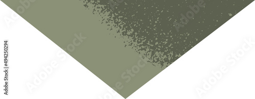 Green Triangle Geometric Shape Decorative Element