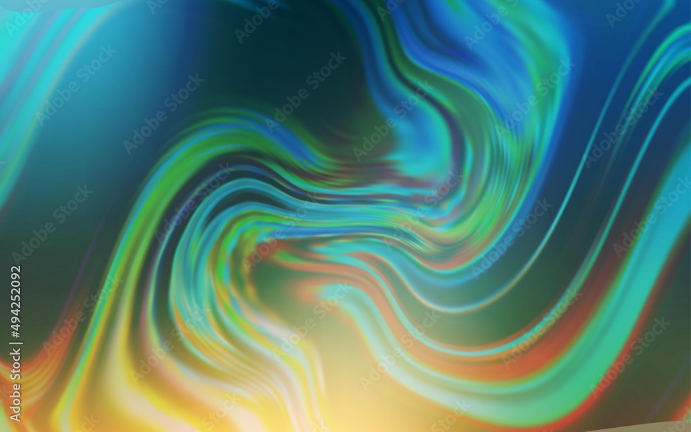 Fototapeta premium Light Blue, Yellow vector blurred bright template.
