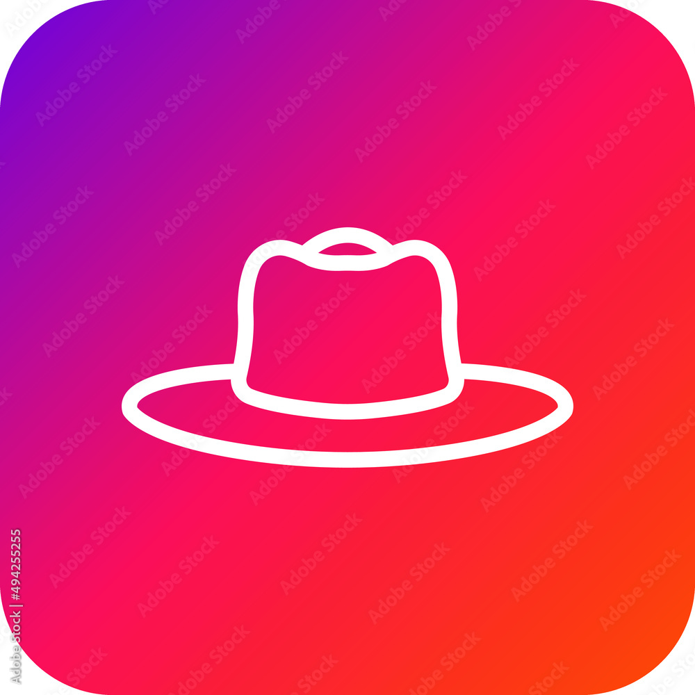Hat Vector Icon Design Illustration Hat Vector Icon Design Illustration