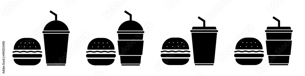 Food and Drink Icon Vector Illustration Food and Drink Icon Vector Illustration