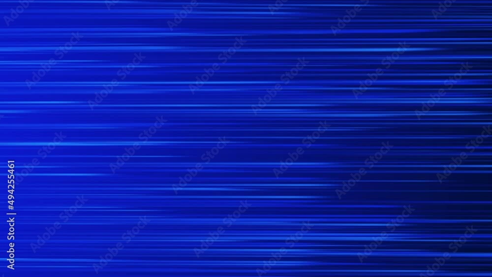 Blue lines flow from left to right on a 4K abstract background. Stock ...