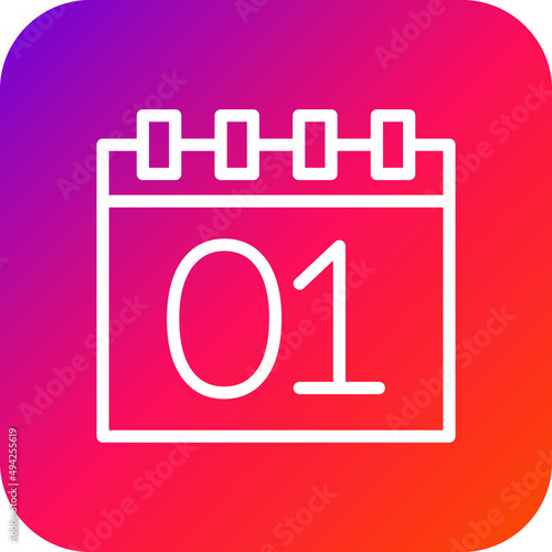 Calendar Vector Icon Design Illustration