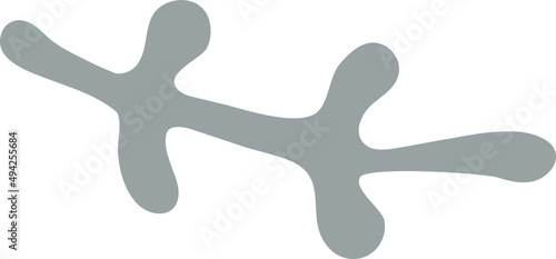 Modern Abstract Doodle Decorative Element