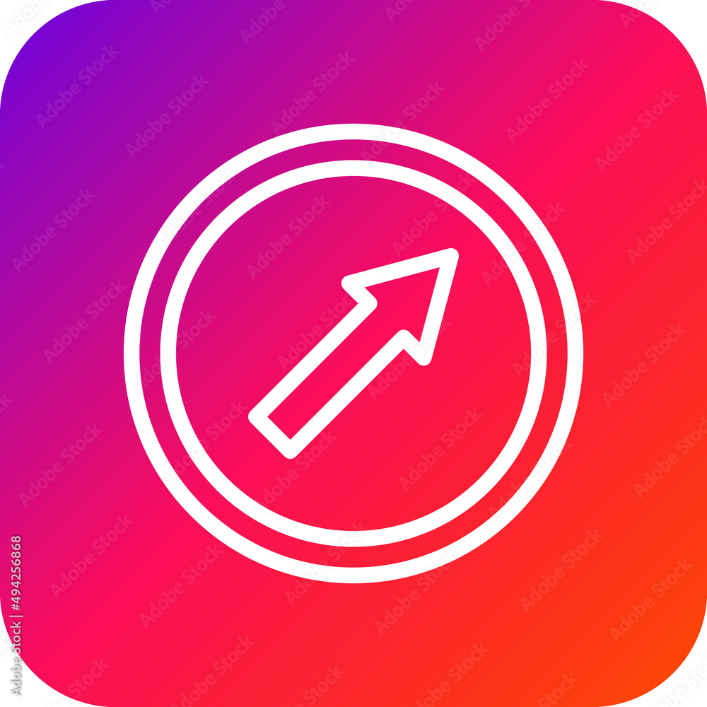 Upper right Vector Icon Design Illustration Upper right Vector Icon Design Illustration