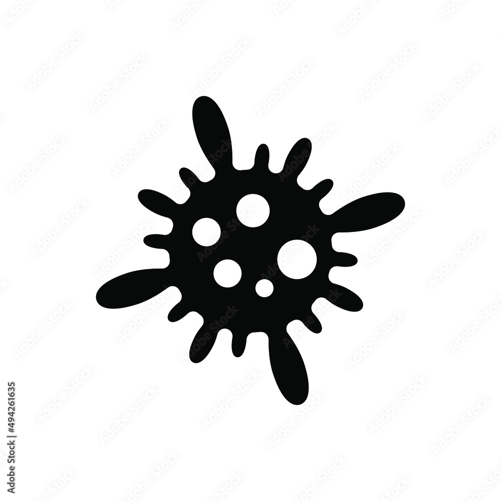 covid 19 virus icon vector. dangerous virus, easy to spread. maintain a distance covid 19 virus icon vector. dangerous virus, easy to spread. maintain a distance