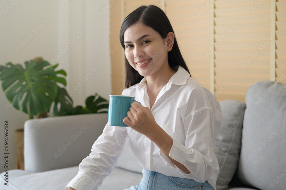 Young beautiful woman is working with her computer at home. Young beautiful woman is working with her computer at home.