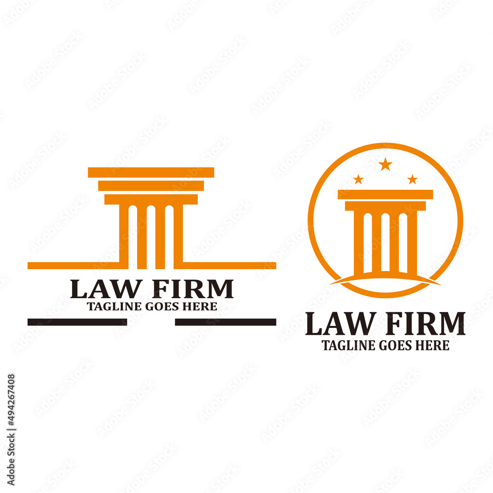 Pillar Logo Template. Column Vector illustration Design Pillar Logo Template. Column Vector illustration Design