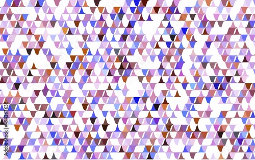 Fototapeta Naklejka Na Ścianę i Meble -  Dark Multicolor vector shining triangular background.