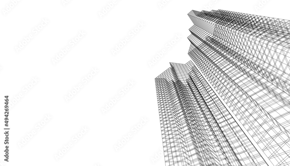 Fototapeta premium abstract architecture concept