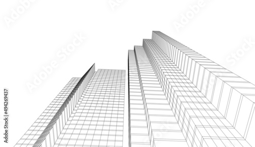 abstract architecture concept