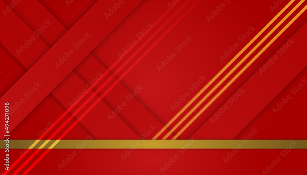 Abstract red and gold background Stock Vector | Adobe Stock
