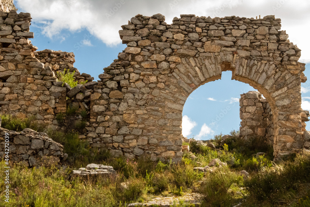 Pueblo fantasma mina abandonada Real de Catorce