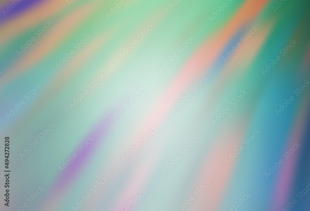 Obraz premium Light Pink, Green vector glossy abstract layout.