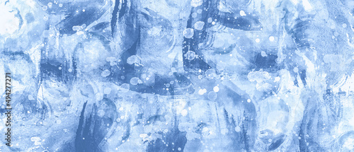 Hintergrund oder Textur mit blauen Wasserfarben