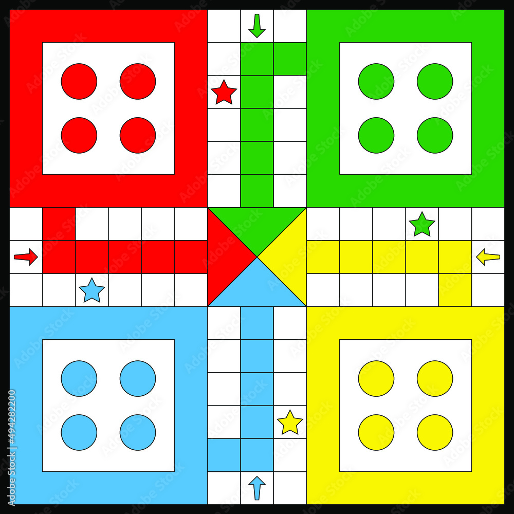 Premium Vector, Ludo board game in different perspectives