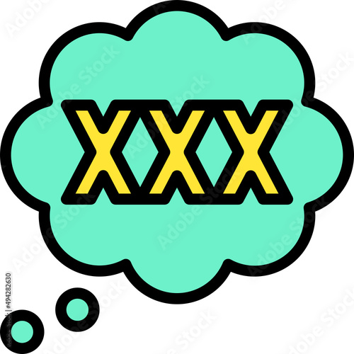 Thinking erotic icon