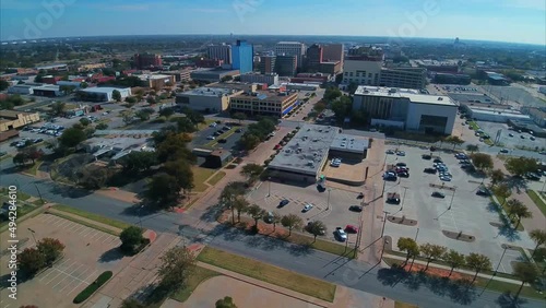 Wichita Falls, Texas, Aerial Flying, Amazing Landscape, Downtown
