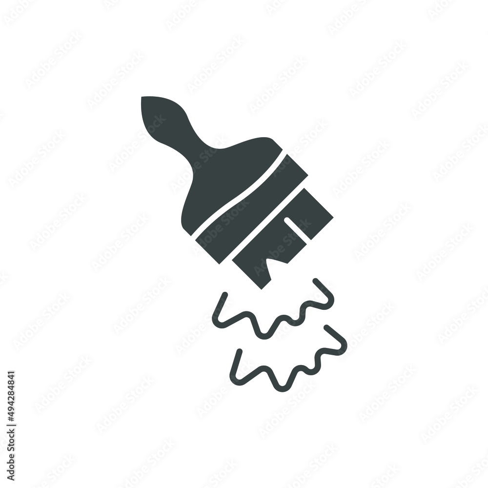 paint brush icons symbol vector elements for infographic web paint brush icons symbol vector elements for infographic web
