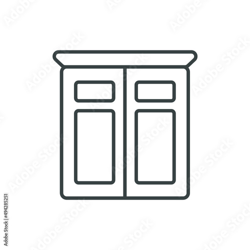 window icons symbol vector elements for infographic web