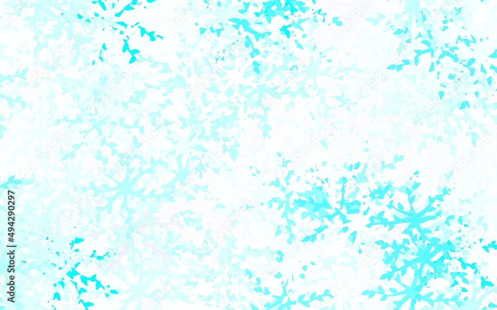 Light Blue, Green vector background with abstract shapes. Light Blue, Green vector background with abstract shapes.