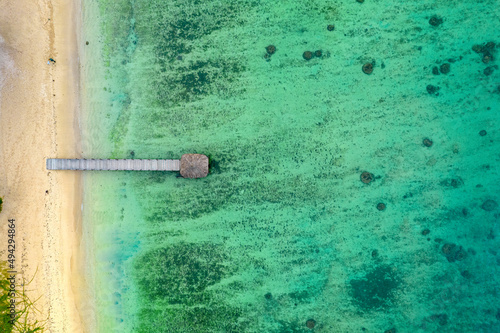 Photos Aerial view of a pier at St