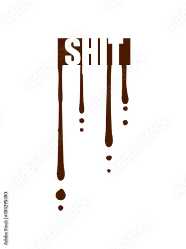 Logo Shit Tropfen 