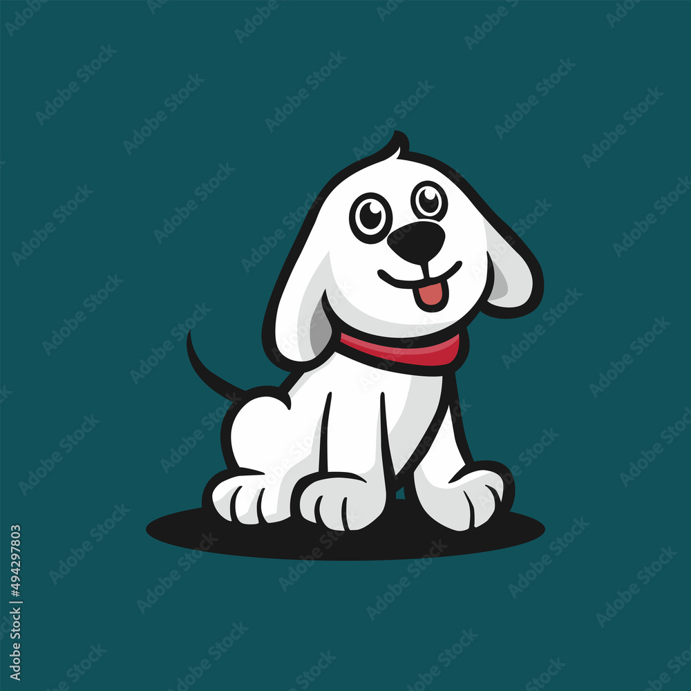 cute puppy image cartoon iluustration, for logo and character cute puppy image cartoon iluustration, for logo and character