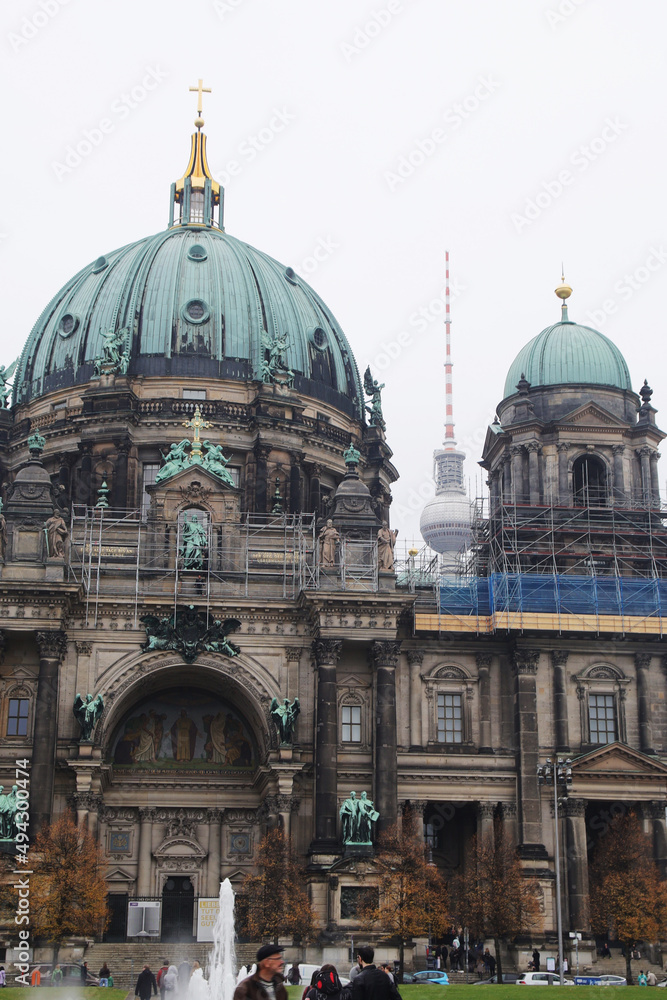 Berlin Cathedral at the Spree river embankment, Berlin, Germany