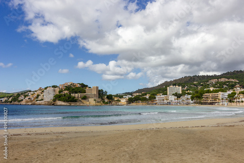 View of palmira beach in Mallorca (Spain)