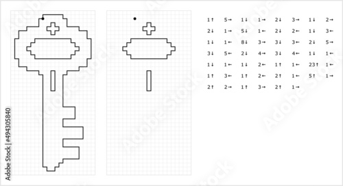 Key Graphic Dictation Drawing Icon M_2203001