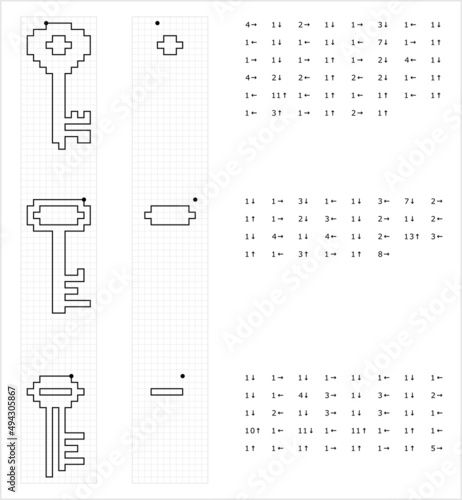 Key Graphic Dictation Drawing Icon M_2203002