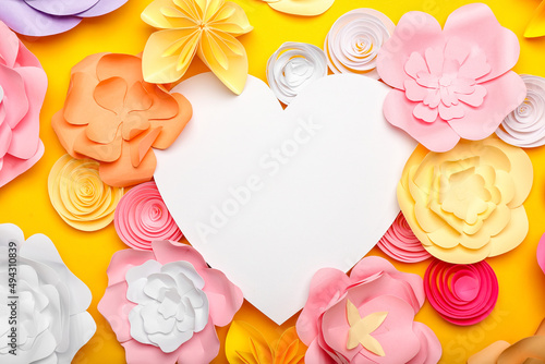 Beautiful handmade paper fl...