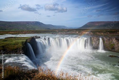 Iceland waterfall Goðafoss
