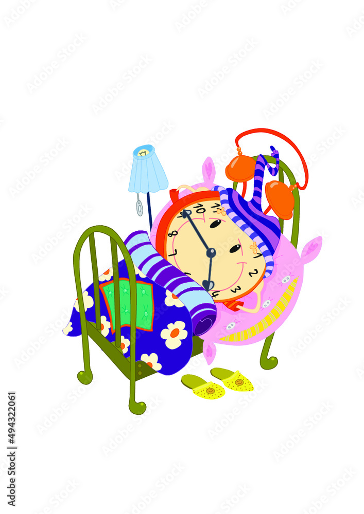 A sleeping clock A sleeping clock