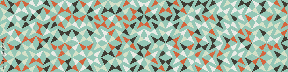 Obraz premium Abstract Geometric Pattern generative computational art illustration