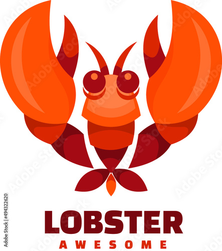 lobster mascot logo