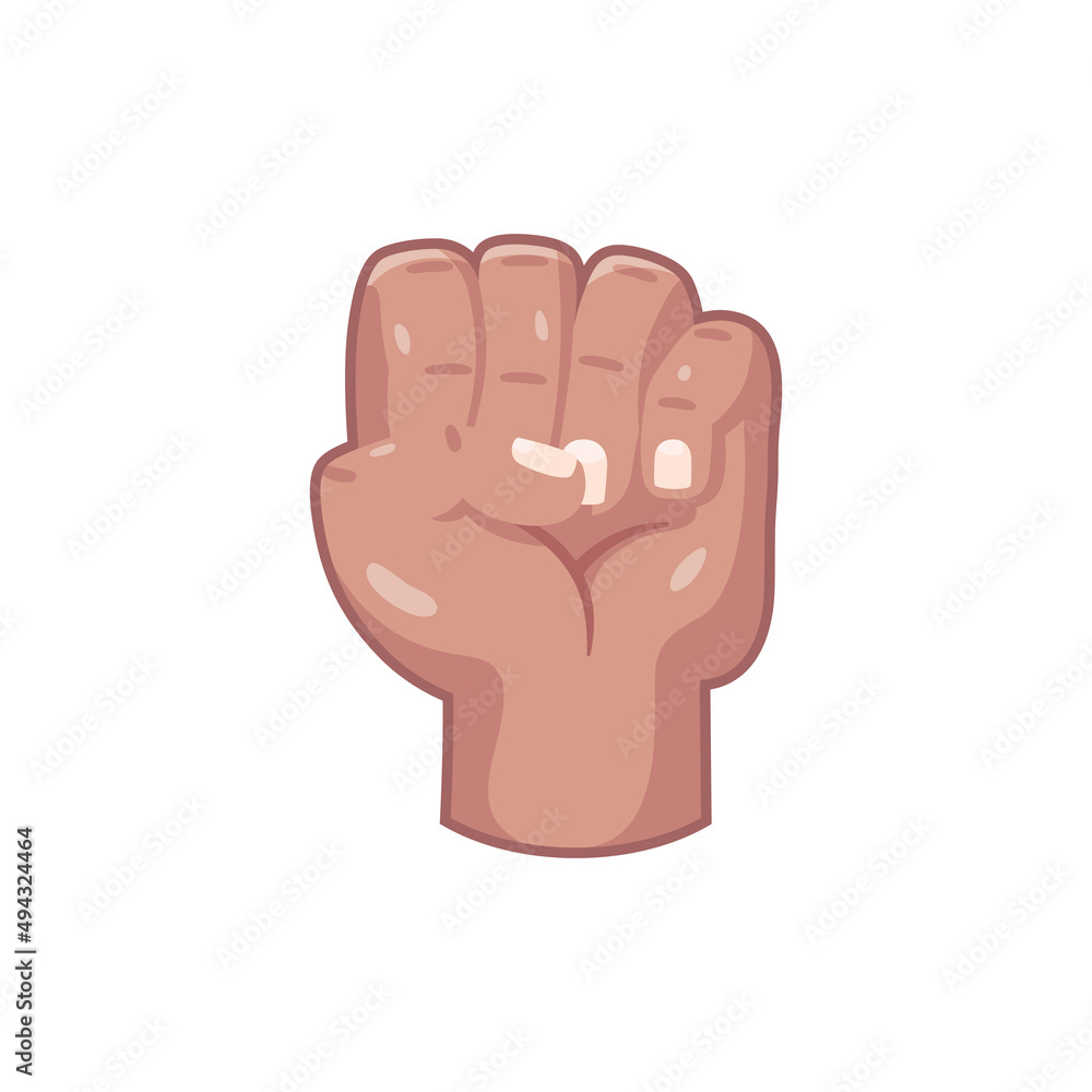 Isolated hand cartoon icon doing a gesture Vector illustration Isolated hand cartoon icon doing a gesture Vector illustration