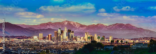Los Angeles California Panopama view