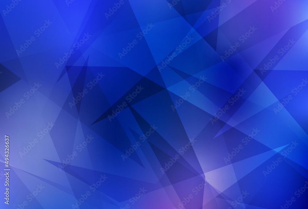 Light BLUE vector backdrop with lines, triangles. Light BLUE vector backdrop with lines, triangles.