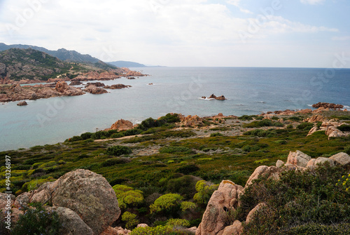 Veduta della costa di Cala Sarraina photo